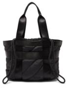 Ganni - Quilted Recycled-shell Tote Bag - Womens - Black