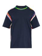 Matchesfashion.com Y/project - World Flags Print Cotton T Shirt - Mens - Navy