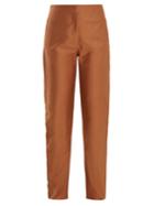 Lemaire High-rise Wide-leg Cotton Trousers