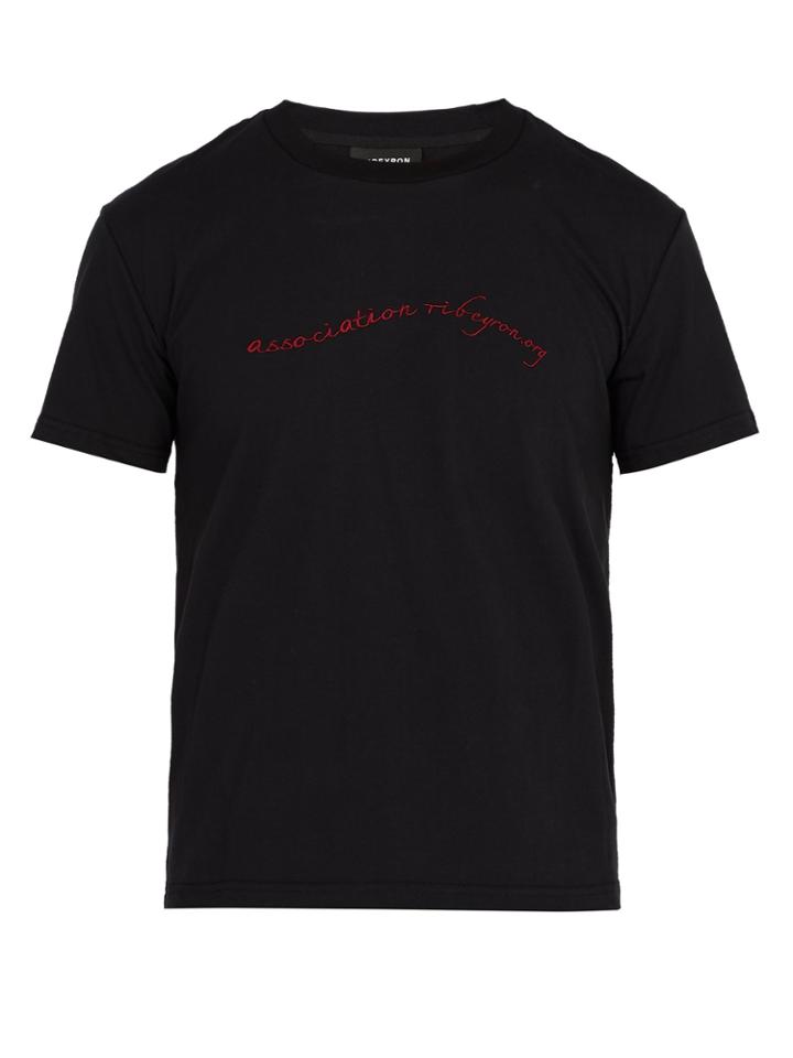 Ribeyron Logo-embroidered Cotton T-shirt