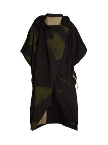 Yohji Yamamoto Regulation Wool-blend Hooded Cape