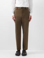 Erdem - Benedict Cotton-drill Chinos - Mens - Green