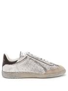 Isabel Marant Bryce Low-top Cracked-leather Trainers