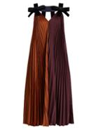 Roksanda Fahadi Pleated Crepe Dress