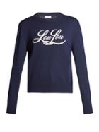 Saint Laurent Lou Lou Crew-neck Sweater