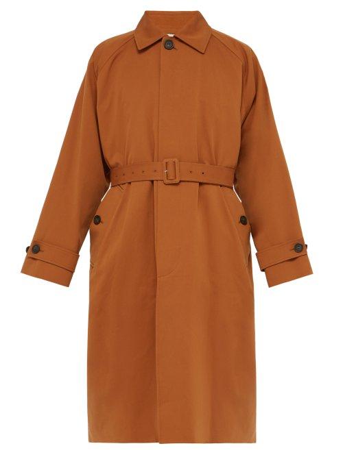 Matchesfashion.com Acne Studios - Oversized Cotton Trench Coat - Mens - Brown