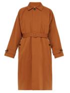 Matchesfashion.com Acne Studios - Oversized Cotton Trench Coat - Mens - Brown