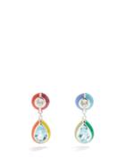 Fry Powers - Elizabeth Topaz & Sterling Silver Earrings - Womens - Rainbow