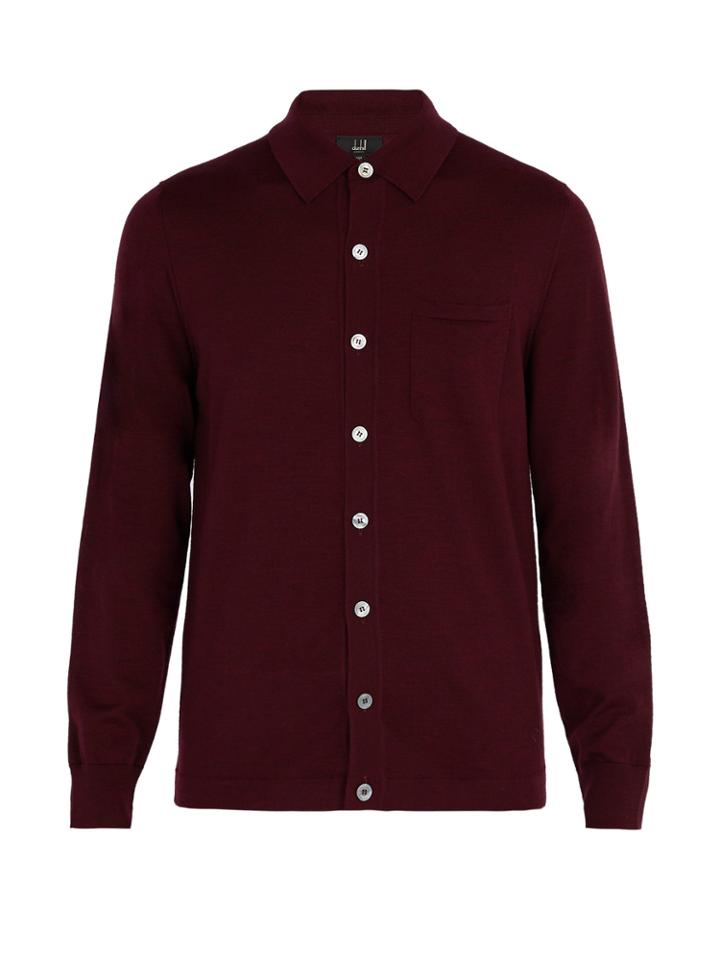 Dunhill Patch-pocket Wool Cardigan