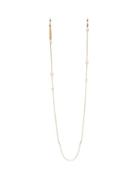 Matchesfashion.com Frame Chain - Pinky Pearl Gold Plated Glasses Chain - Womens - Pink Gold