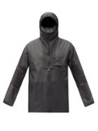 Matchesfashion.com Y-3 - Panelled Shell Hooded Jacket - Mens - Black