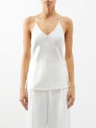 Nili Lotan - Desiree Silk-satin Cami Top - Womens - Ivory
