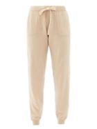 Matchesfashion.com Allude - Drawstring Wool-blend Trousers - Womens - Beige