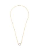 Matchesfashion.com Harwell Godfrey - Hexagon Diamond & 18kt Gold Foundation Necklace - Womens - Black Gold