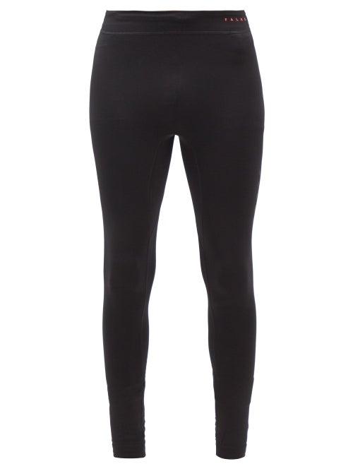Falke Ess - Long Performance Compression Tights - Mens - Black