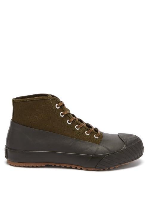 Moonstar - All Weather Canvas High-top Trainers - Womens - Khaki