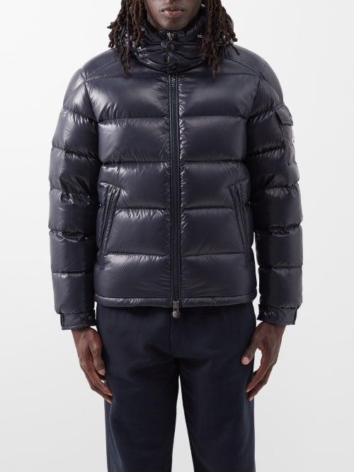 Moncler - Maya Quilted Down Jacket - Mens - Navy