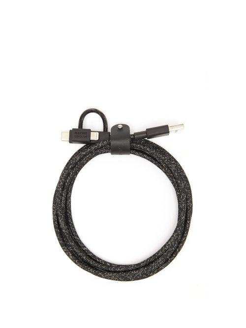 Matchesfashion.com Native Union - Belt Cable Universal 3-in-1 Charging Cable - Mens - Black