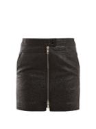 Givenchy Textured-leather Mini Skirt