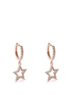 Rosa De La Cruz - Star Diamond & 18kt Rose-gold Earrings - Womens - Rose Gold