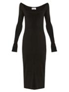 Raey Square-neck Ribbed Cashmere Dress