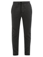 Matchesfashion.com Falke Ess - Slim-fit Cotton-blend Track Pants - Mens - Dark Grey