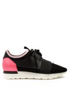 Balenciaga Race Runner Panelled Low-top Trainers