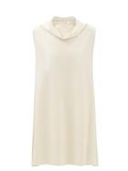 The Row - Gigi Roll-neck Silk Sweater Vest - Womens - Ivory
