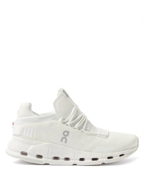 On - Cloudnova Mesh Running Trainers - Womens - White