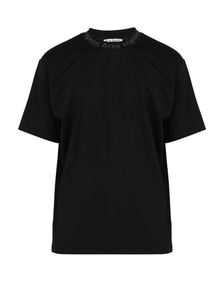 Acne Studios Navid Logo-neck T-shirt