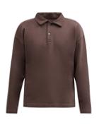 Matchesfashion.com Another Aspect - Another Polo Shirt 1.0 Organic-cotton Polo Shirt - Mens - Brown
