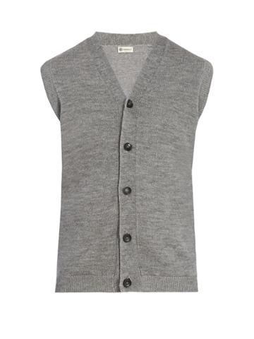 Connolly Cashmere-blend Sleeveless Cardigan