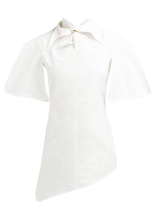 Matchesfashion.com Ellery - Own Ego High Neck Top - Womens - White