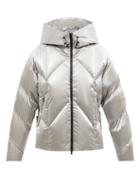 Moncler - Frele Hooded Down Jacket - Womens - Silver