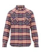 Matchesfashion.com Rrl - Checked Cotton Flannel Shirt - Mens - Navy Multi