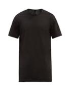 Rick Owens Drkshdw - Level Longline Cotton-jersey T-shirt - Mens - Black