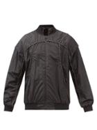 Fendi - Detachable-sleeve Ripstop Bomber Jacket - Mens - Black