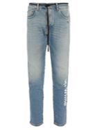 Off-white Logo-print Slim-leg Jeans