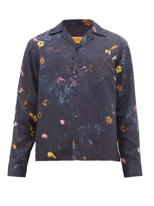 Matchesfashion.com Saturdays Nyc - Marco Digital Floral Print Lyocell Shirt - Mens - Multi