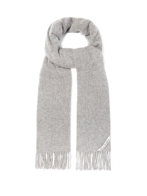 Mens Accessories Acne Studios - Canada Wool Scarf - Mens - Light Grey