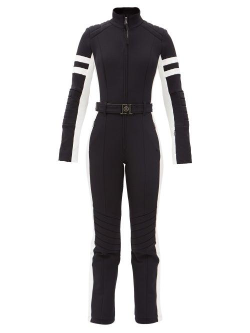 Matchesfashion.com Bogner - Cat Belted Soft-shell Ski Suit - Womens - Black