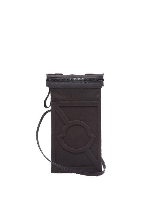Matchesfashion.com 5 Moncler Craig Green - Logo Embossed Cross Body Bag - Mens - Black