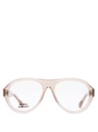 Matchesfashion.com Isabel Marant Eyewear - Trendy Aviator Acetate And Metal Glasses - Womens - Nude