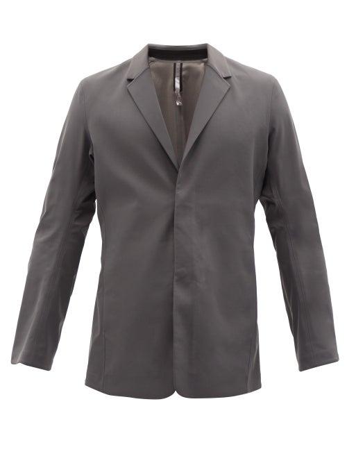 Veilance - Indisce Single-breasted Nylon-blend Blazer - Mens - Grey