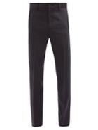 Matchesfashion.com Acne Studios - Jellica Pinstripe Wool-blend Suit Trousers - Mens - Navy