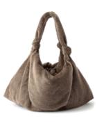 Lemaire - Large Knotted-strap Tote Bag - Womens - Light Brown