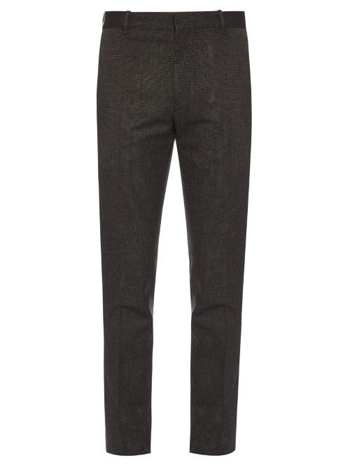 Jil Sander Slim-fit Speckled Trousers