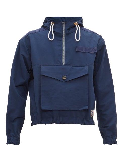 Matchesfashion.com Boramy Viguier - Trooper Faille Zip Jacket - Mens - Navy