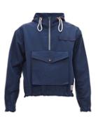Matchesfashion.com Boramy Viguier - Trooper Faille Zip Jacket - Mens - Navy