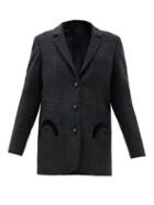 Matchesfashion.com Blaz Milano - Jack In The Box Wool Single-breasted Blazer - Womens - Grey